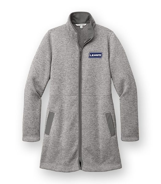Picture of L425 - Ladies' Arc Sweater Fleece Long Jacket  